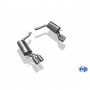 Silencieux arrière duplex inox 2x90mm type 13 pour MERCEDES CLS TYPE C218