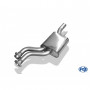 Silent stainless steel front for MERCEDES CLASSE E TYPE W124