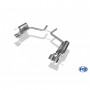 Silencieux arrière duplex inox 2x106x71mm type 32 pour MERCEDES CLASSE E TYPE W211