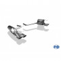 Silencieux arrière duplex inox 2x106x71mm type 32 pour MERCEDES CLASSE E TYPE W211