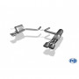 Silencieux arrière duplex inox 2x106x71mm type 32 pour MERCEDES CLASSE E TYPE W211