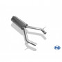 Silent stainless steel front for MERCEDES CLASSE E TYPE W211