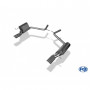 Silent rear duplex stainless steel 1x115x85mm type 32 for MERCEDES CLASSE E TYPE S211