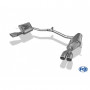 Silencieux arrière duplex inox 2x70mm type 16 pour MERCEDES CLASSE E TYPE W212