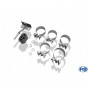 Silencieux arrière duplex inox 2x70mm type 16 pour MERCEDES CLASSE E TYPE W212