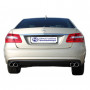 Silent rear duplex stainless steel 2x80mm type 13 for MERCEDES CLASSE E TYPE W212