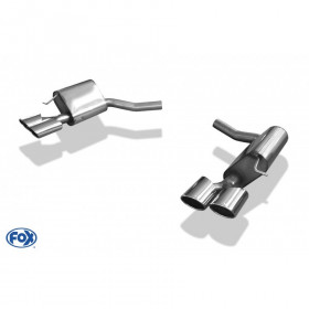 Silent rear duplex stainless steel 2x106x71mm type 32 for MERCEDES CLASSE E TYPE W212