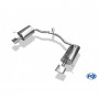 Silencieux arrière duplex inox 1x145x65mm type 59 pour MERCEDES CLASSE E CABRIOLET TYPE A207