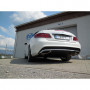 Silent rear duplex stainless steel on original output for MERCEDES CLASSE E CABRIOLET TYPE A207 FACELIFT