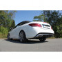 Silencieux arrière duplex inox sur sortie d'origine pour MERCEDES CLASSE E CABRIOLET TYPE A207 FACELIFT