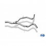 Tube de suppression de silencieux avant inox pour MERCEDES CLASSE E CABRIOLET TYPE A207 FACELIFT