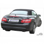 Silencieux arrière duplex inox 1x145x65mm type 59 pour MERCEDES CLASSE E CABRIOLET TYPE A207