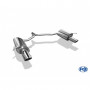Silencieux arrière duplex inox 1x115x85mm type 32 pour MERCEDES CLASSE E COUPE TYPE C207