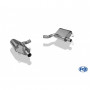 Silencieux arrière duplex inox sur sortie d'origine pour MERCEDES CLASSE E CABRIOLET TYPE A238