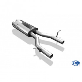 Silent stainless steel front for MERCEDES GLK TYPE X204