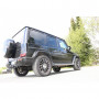 Stainless 2x115x85mm 38 stainless steel exhaust tips for MERCEDES CLASSE G500 TYPE 463