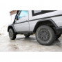 Silent rear "sidepipe" stainless steel 2x80mm type 14 for MERCEDES CLASSE G CABRIOLET TYPE 463