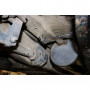 Silent rear "sidepipe" stainless steel 2x80mm type 14 for MERCEDES CLASSE G CABRIOLET TYPE 463