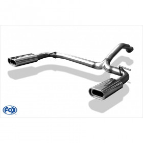 1x135x80mm type 53 duplex exhaust system for MERCEDES ML TYPE W163