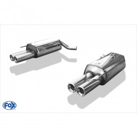 Silencieux arrière duplex inox 2x80mm type 13 pour MERCEDES CLASSE S W220