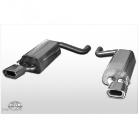 Silent rear duplex stainless steel 1x135x80mm type 53 for MERCEDES CLASSE S COUPE TYPE C215