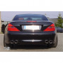 Silent rear duplex stainless steel 2x115x85mm type 32 for MERCEDES SL TYPE R230