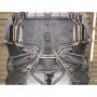 Silencieux arrière duplex inox 2x115x85mm type 32 + tube de suppression de silencieux avant pour MERCEDES SL TYPE R230