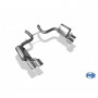 Silencieux arrière duplex inox 2x115x85mm type 32 pour MERCEDES SL55 TYPE R230