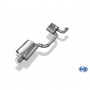 Catback (silent rear 1x115x85mm type 32 - front silencer) stainless steel for MERCEDES SLK TYPE R170