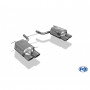 Silencieux arrière duplex inox 2x115x85mm type 32 pour MERCEDES SLK TYPE R171
