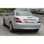 Silencieux arrière duplex inox 2x115x85mm type 32 pour MERCEDES SLK TYPE R171