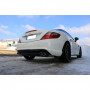 Silencieux arrière duplex inox 2x76mm type 16 pour MERCEDES SLK TYPE R172 AMG LINE