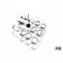 Silencieux arrière duplex inox 2x80mm type 13 pour MERCEDES VITO TYPE 638