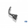 Stainless exhaust 2x115x85mm type 38 for MERCEDES CLASSE X 250D TYPE 470