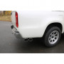 Stainless exhaust 2x115x85mm type 38 for MERCEDES CLASSE X 250D TYPE 470