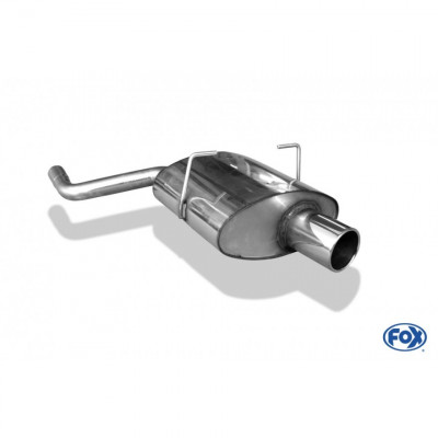 Silencieux arrière inox 1x100mm type 12 pour MINI ONE / COOPER R50