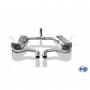 Silencieux arrière duplex sortie centrale inox 2x76mm type 13 pour MINI COOPER S CABRIOLET R52
