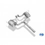 Silencieux arrière duplex sortie centrale inox 2x76mm type 13 pour MINI COOPER S CABRIOLET R52