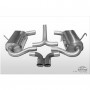 Silencieux arrière duplex sortie centrale inox 2x76mm type 10 pour MINI COOPER S R53
