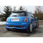 Silent stainless steel rear 2x100mm type 16 for MINI COOPER S R56