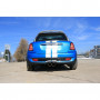 Silent stainless steel rear 2x100mm type 16 for MINI COOPER S R56