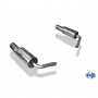 Silencieux arrière duplex inox 1x100mm type 25 pour MINI COOPER CLUBMAN S R55