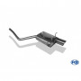 Silencieux arrière inox 1x100mm type 25 pour MINI ONE / COOPER R55