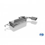 Silencieux arrière inox 1x129x106mm type 44 pour MITSUBISHI ASX 4x2