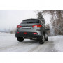 Silent stainless steel rear 1x129x106mm type 44 for MITSUBISHI ASX 4x2