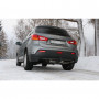 Silent stainless steel rear 1x129x106mm type 44 for MITSUBISHI ASX 4x2