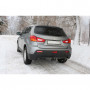 Silent stainless steel rear 1x129x106mm type 44 for MITSUBISHI ASX 4x2