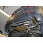 Silent stainless steel rear 1x129x106mm type 44 for MITSUBISHI ASX 4x2
