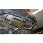 Silent stainless steel rear 1x129x106mm type 44 for MITSUBISHI ASX 4x2