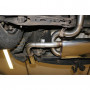 Silent stainless steel rear 1x129x106mm type 44 for MITSUBISHI ASX 4x2